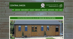 Desktop Screenshot of centralsheds.co.uk